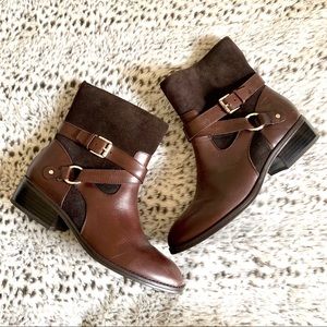 LAUREN Ralph Lauren ankle boots. Leather and Suede